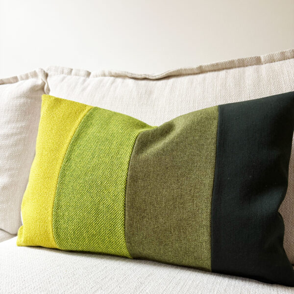 Kussen Striped Lime Green