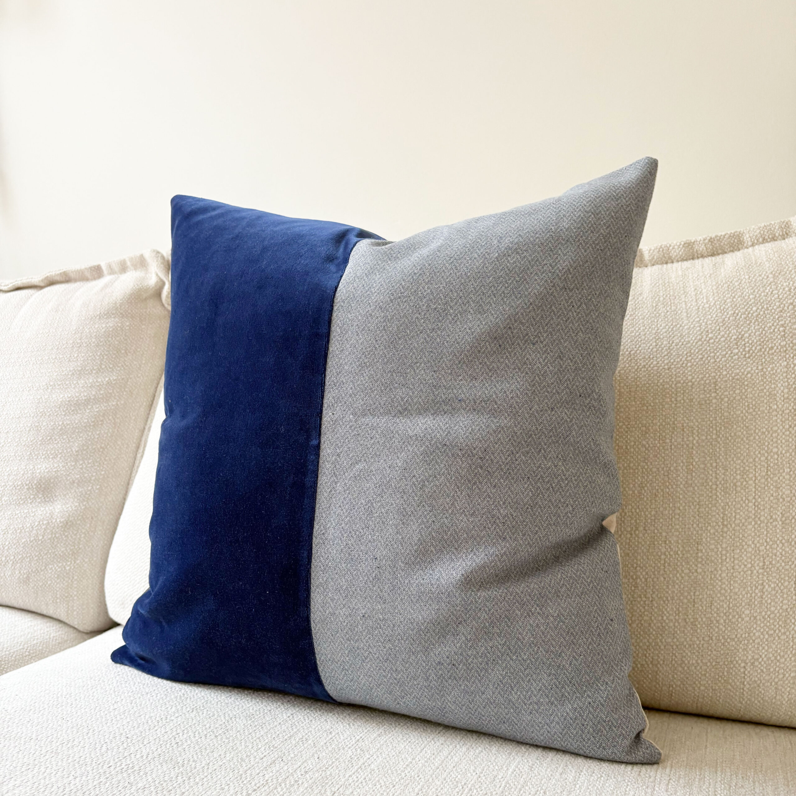 Kussen Duo Denim Blue